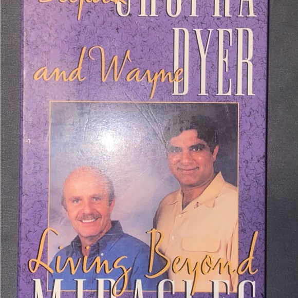 Deepak Chopra and Wayne Dyer cassette tapes - Picture 1 of 3